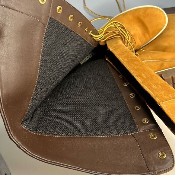 Timberland 14” Premium Nubuck Leather Boots Combat Style 8.5 Woman’s - Picture 8 of 9